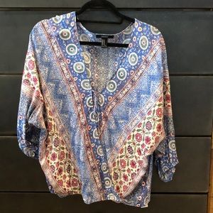 3/4 Sleeve Blouse, Size M
